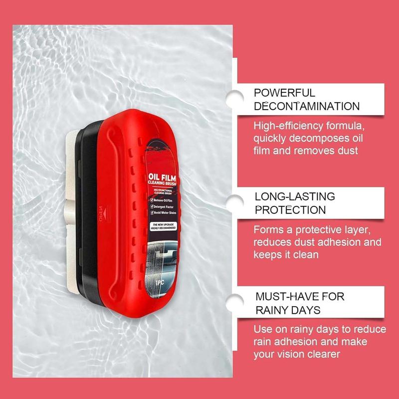 ClearDrive™ Anti-Oil Film Brush – See Better, Drive Safer