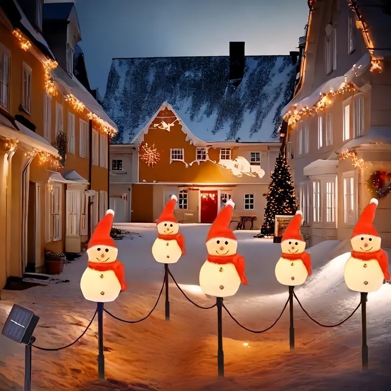 SnowGlow™ Solar Snowman Lights (Full Set)